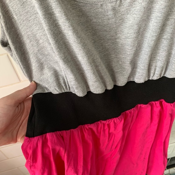 Gray, black and pink BeBop dress - Picture 4 of 4